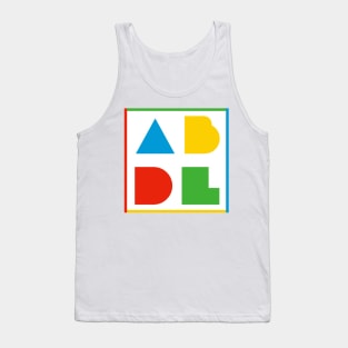 ABDL Logo Color Block - white Tank Top